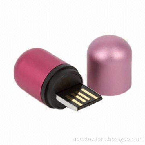 Mini USB Stick with 16GB Storage Capacity, Supports Password Protection and Bootable Function